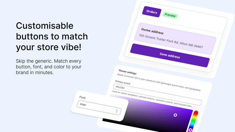Customer Account Orders Pragma