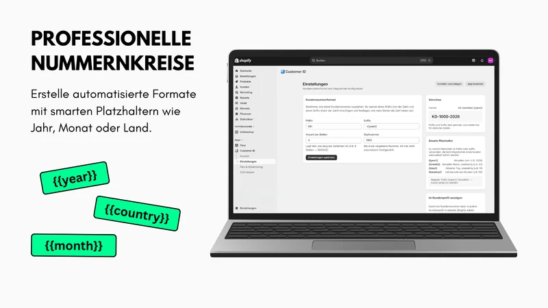 Customer ID Pro: Kundennummer