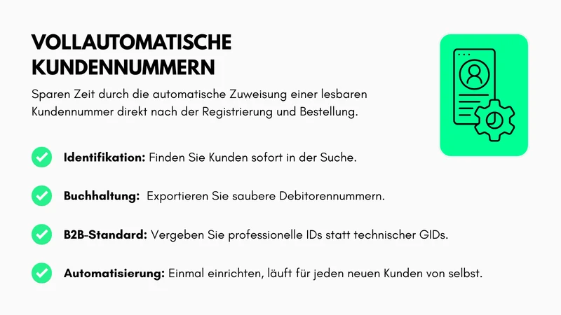 Customer ID Pro: Kundennummer