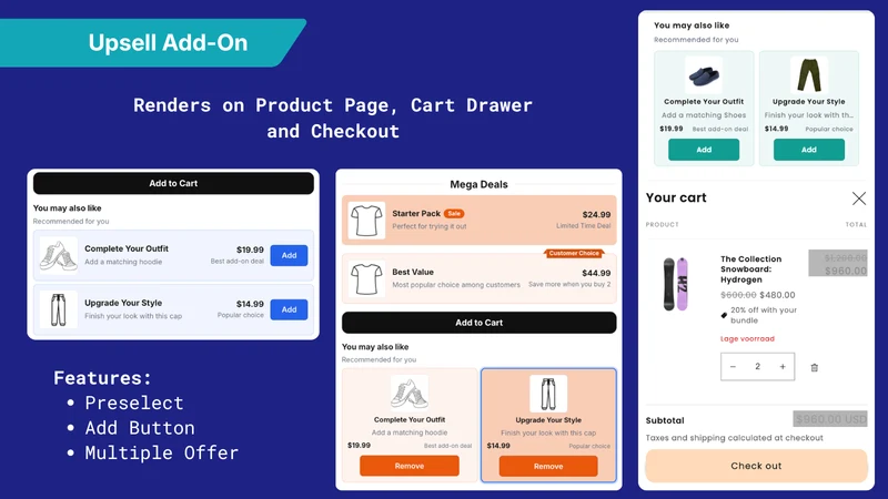 COVA Bundle & Upsell