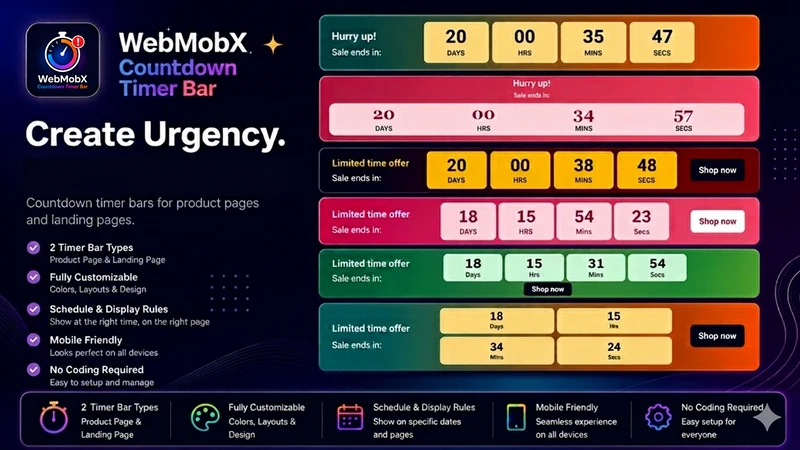 Countdown Timer Bar+Reward Bar