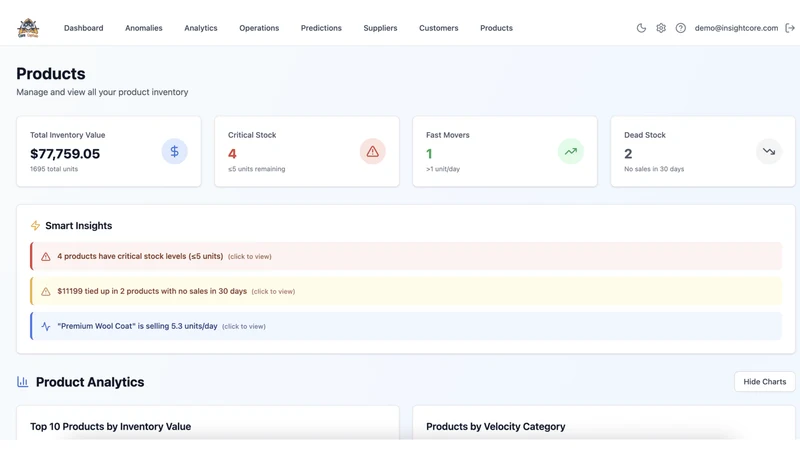 CoreCaptain Inventory Manager