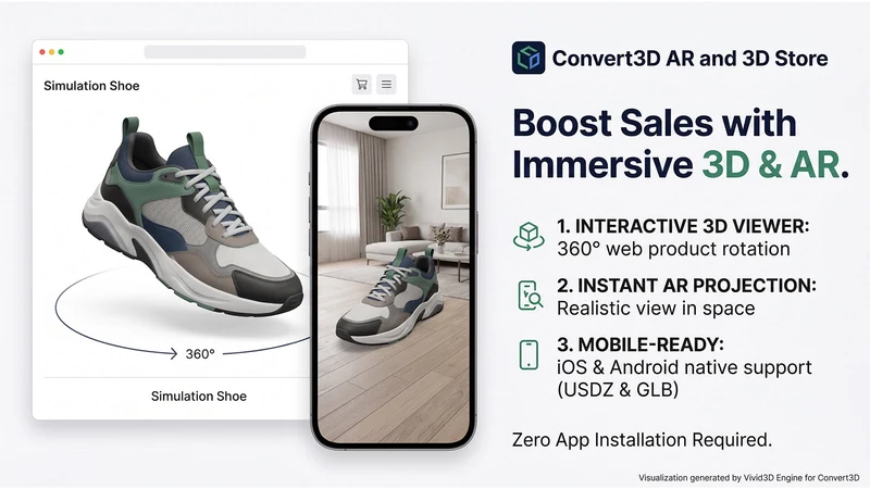 Convert3D AR and 3D Store