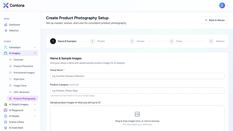 AI Product Images by Contona