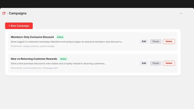 Commerce Ace Personalization