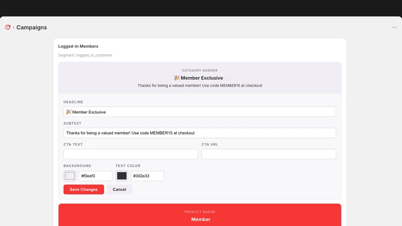 Commerce Ace Personalization