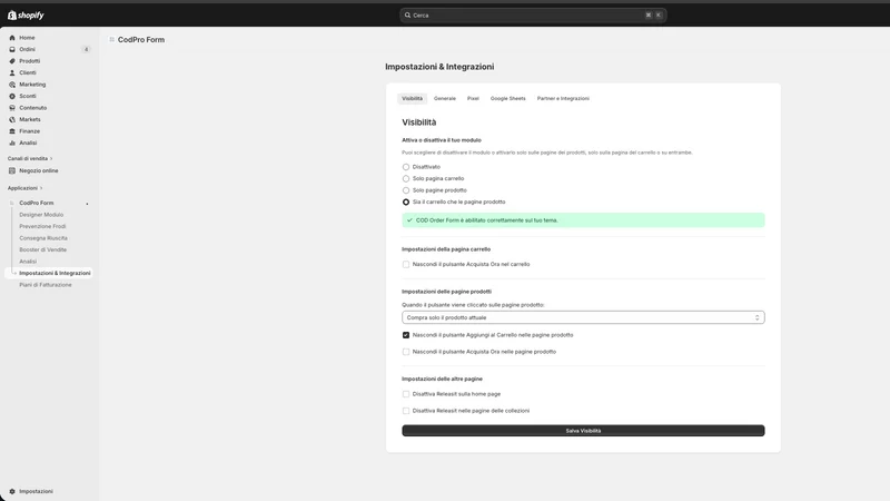 CodX form & order edits