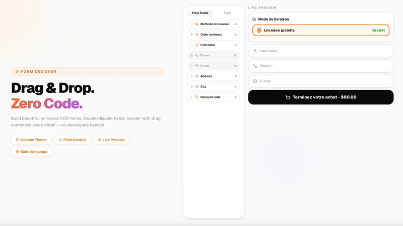 Codify COD Form Upsell Fraud
