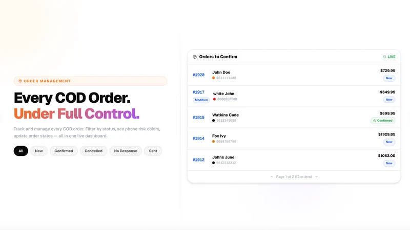 Codify COD Form Upsell Fraud