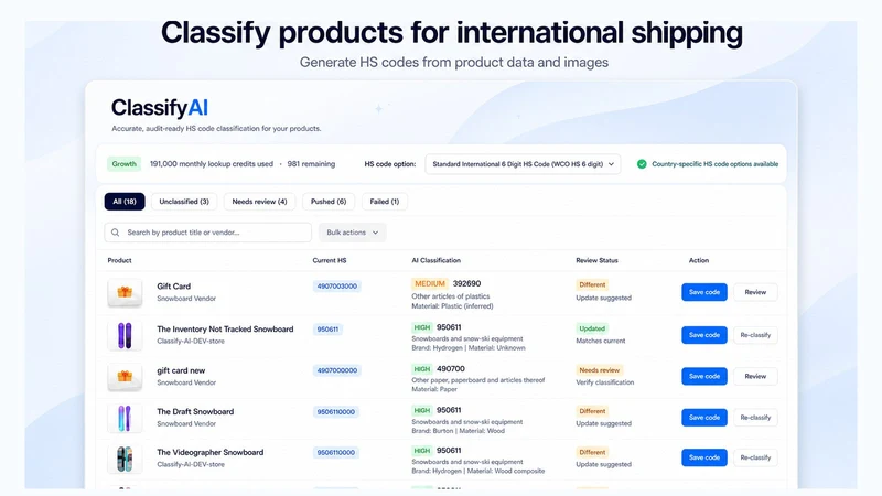 Classify AI