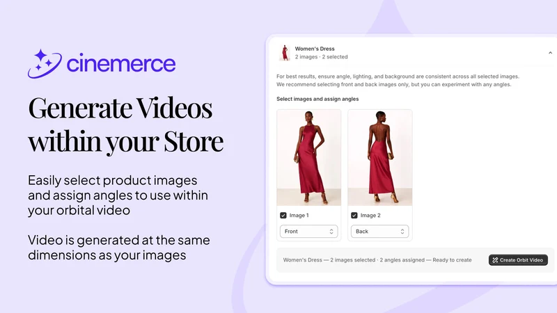 Cinemerce: AI Product Videos
