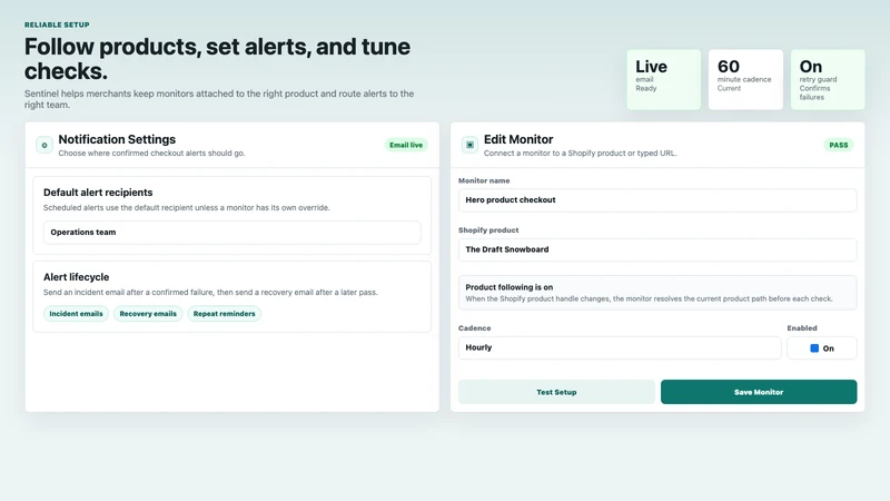 ReadyCart: Checkout Sentinel