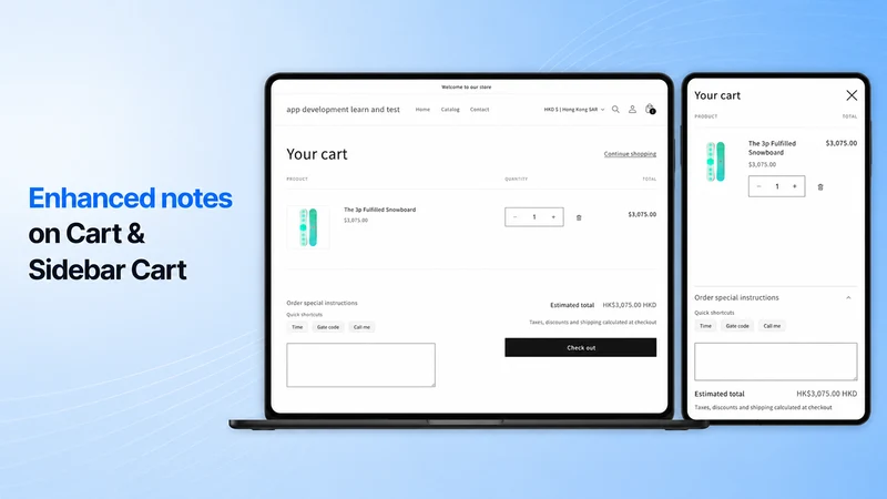 Checkout Note Pro