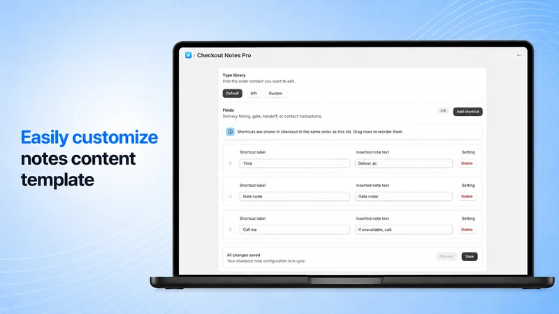 Checkout Note Pro
