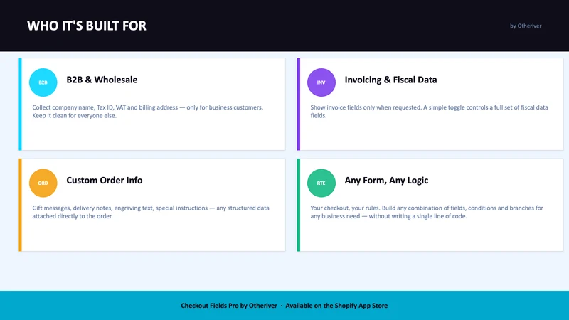 Checkout Fields Pro
