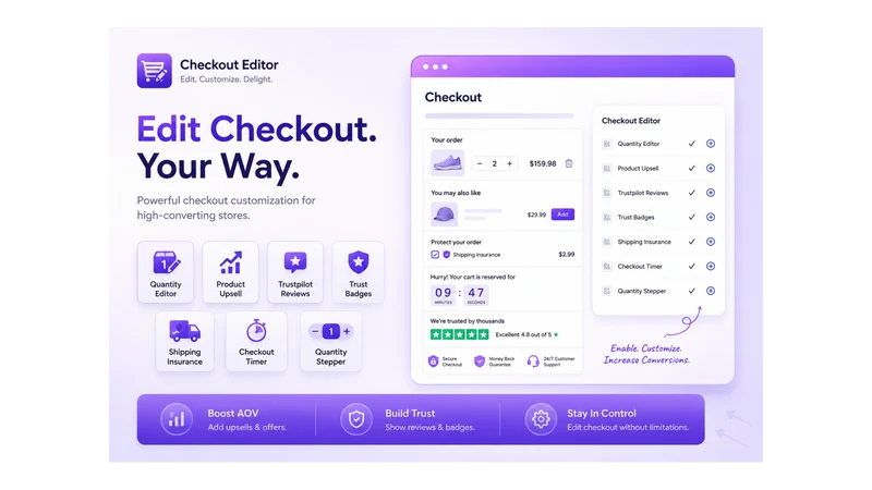 CheckoutPro Upsell Customizer