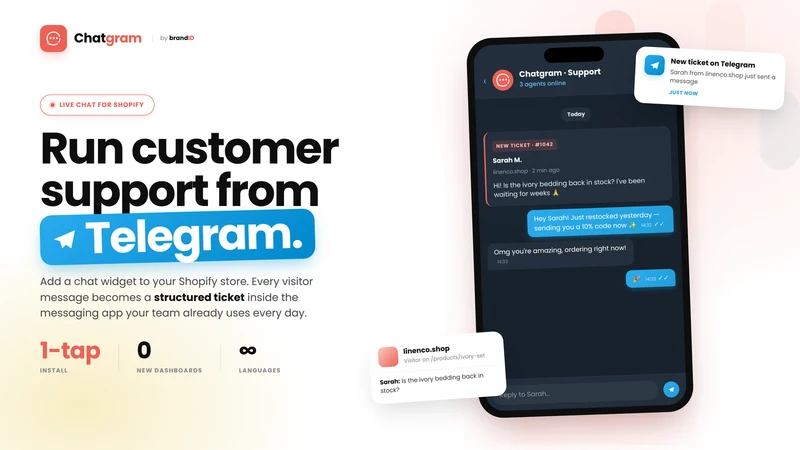Chatgram — Live Chat & Support