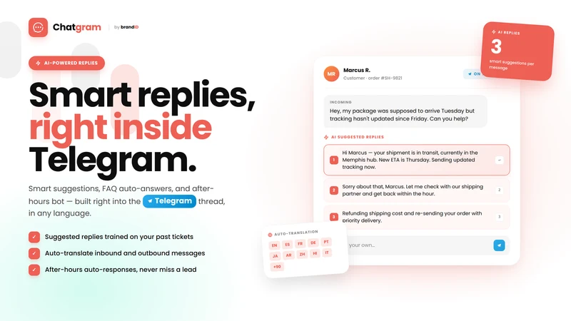 Chatgram — Live Chat & Support