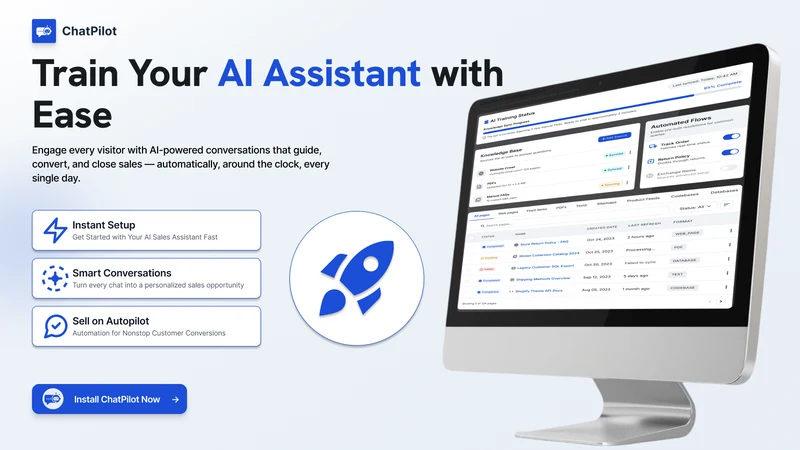 ChatPilot‑ AI live chat Upsell