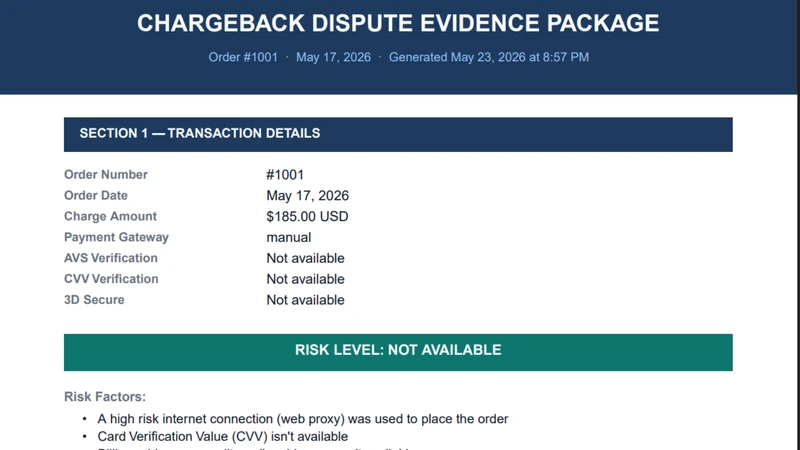 ChargebackReady