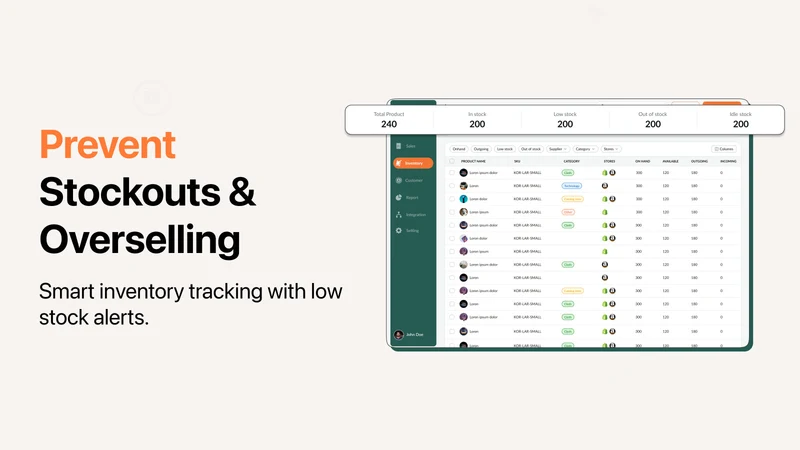 Channel Bay: Inventory Manager