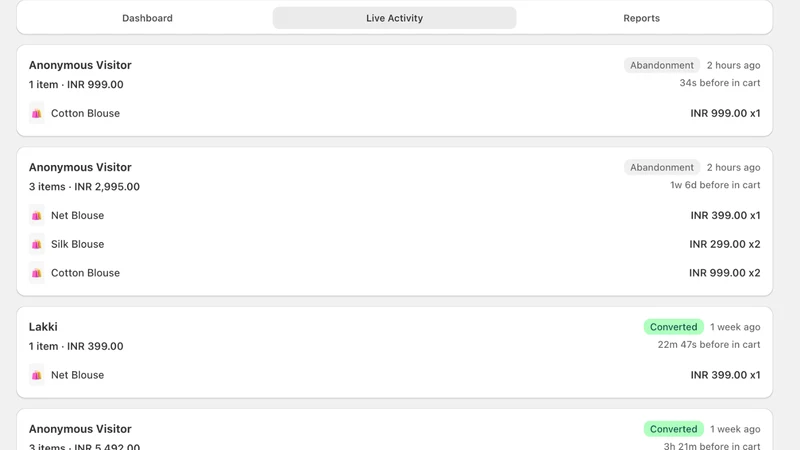 CartPulse ‑ Track Live Cart