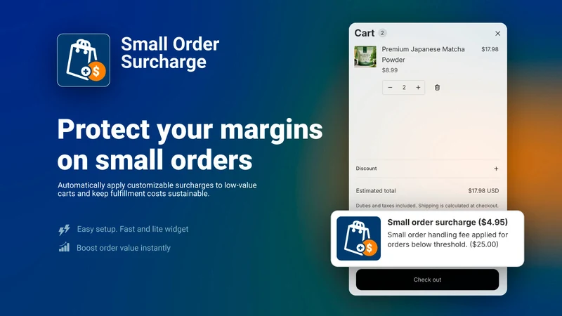 CartLift ‑ Small Order Fee