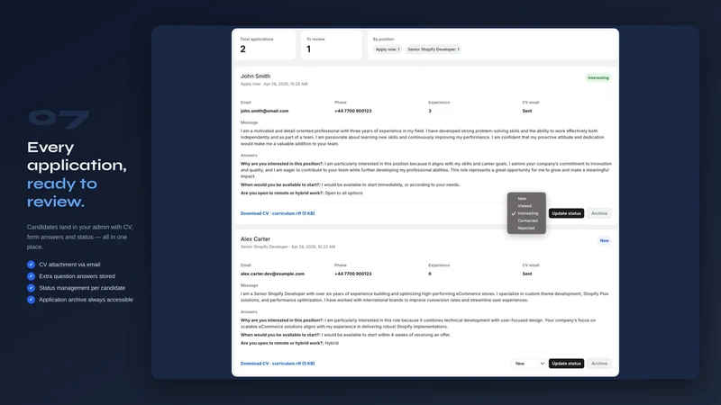 CareerFlow: Careers Suite