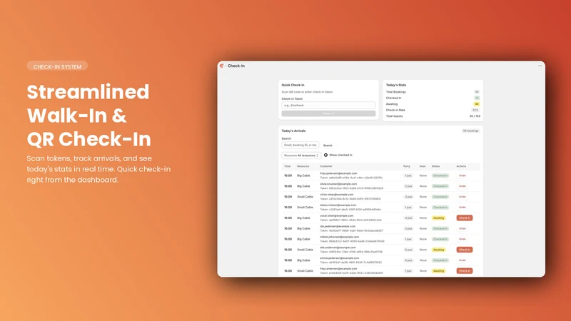 CapFlow Booking