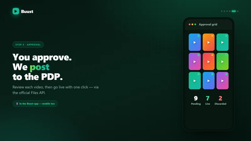 Buust: AI UGC Product Videos