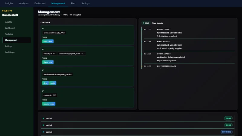 BundleShift: Bundle Builder