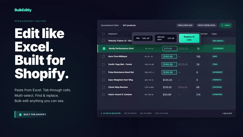 BulkEditly: Bulk Edit + Undo
