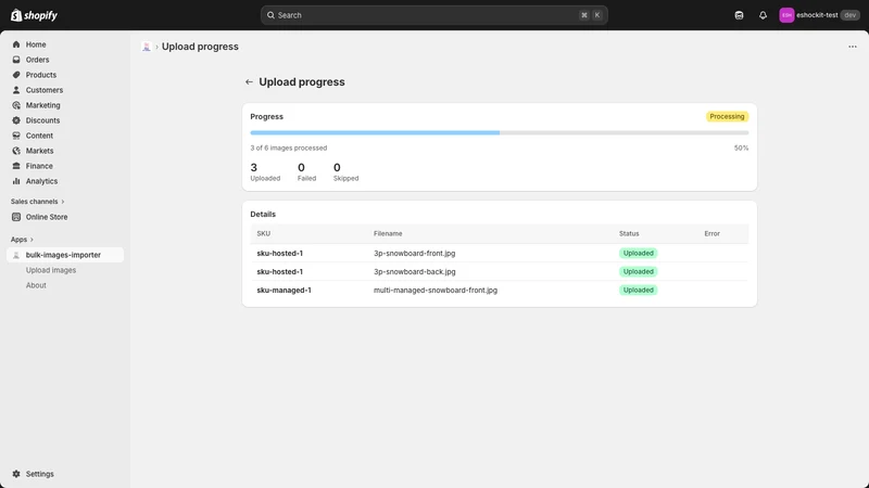 Bulk Image Importer