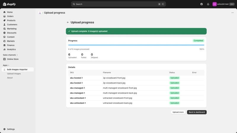 Bulk Image Importer