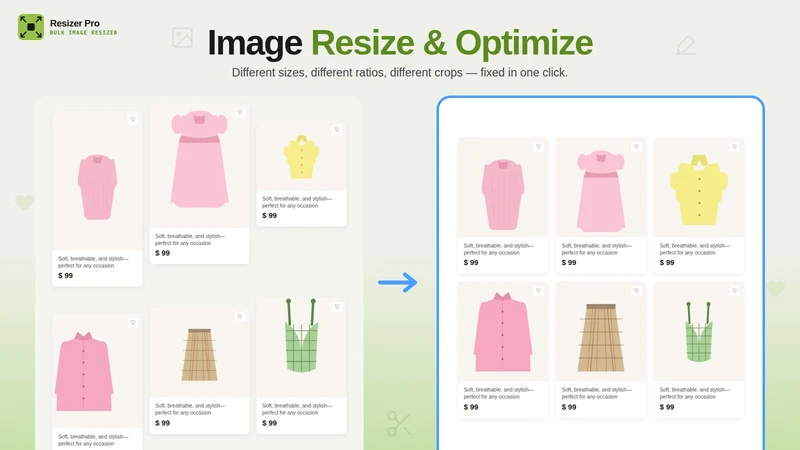 Resize Pro: Bulk Image Resizer