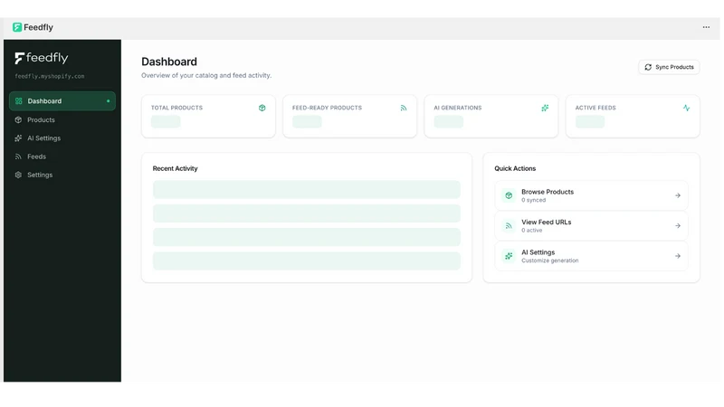 Feedfly ‑ Product Feed