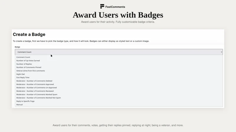 Comments by FastComments