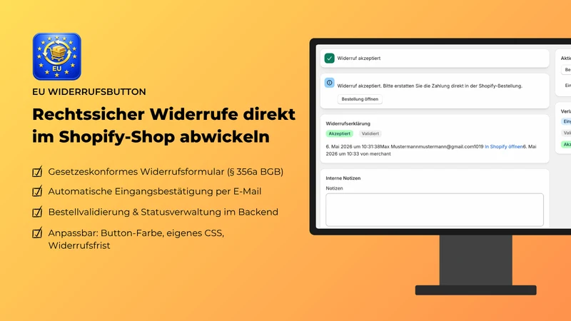 EU Widerrufsbutton Pro