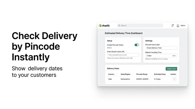 Delivery ETA