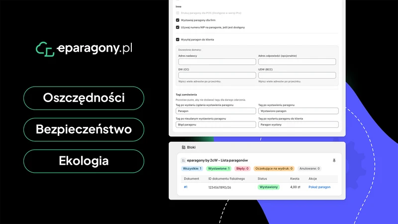 Integracja eparagony.pl by 2cW