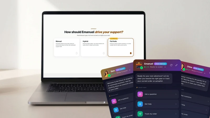 Emanuel AI Chatbot & Live Chat