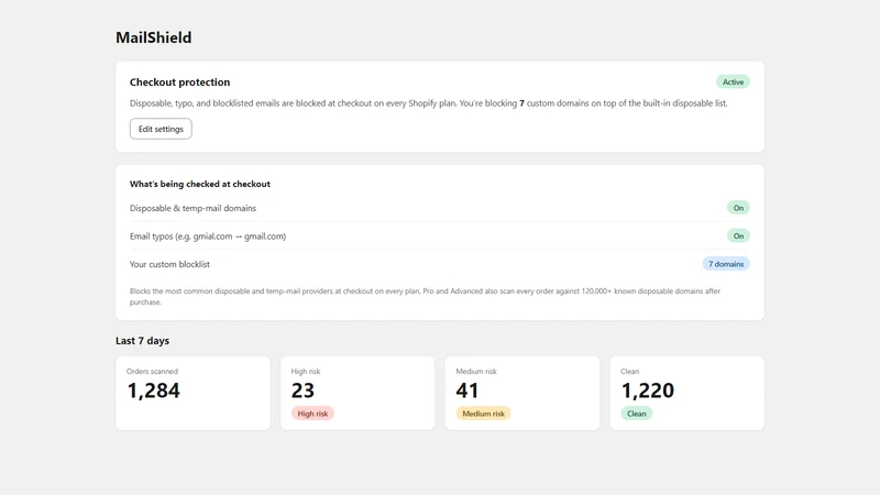 MailShield: Fake Email Blocker