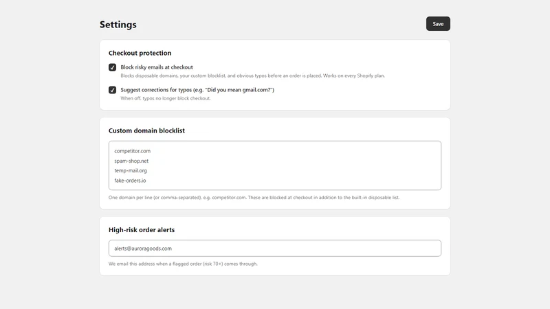 MailShield: Fake Email Blocker