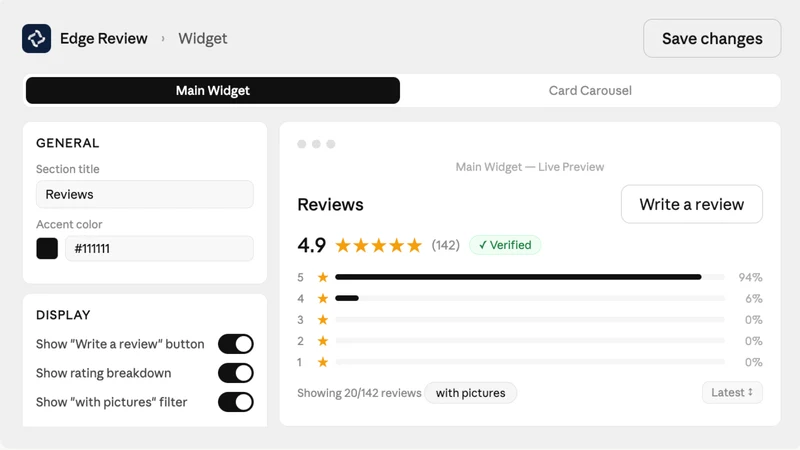 Edge Reviews