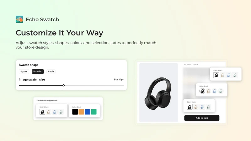 Echo Swatch & Variant Images