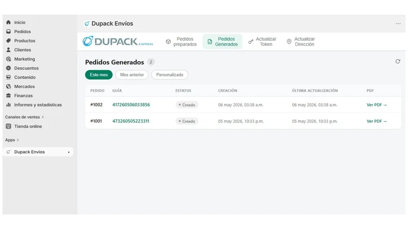 Dupack Express