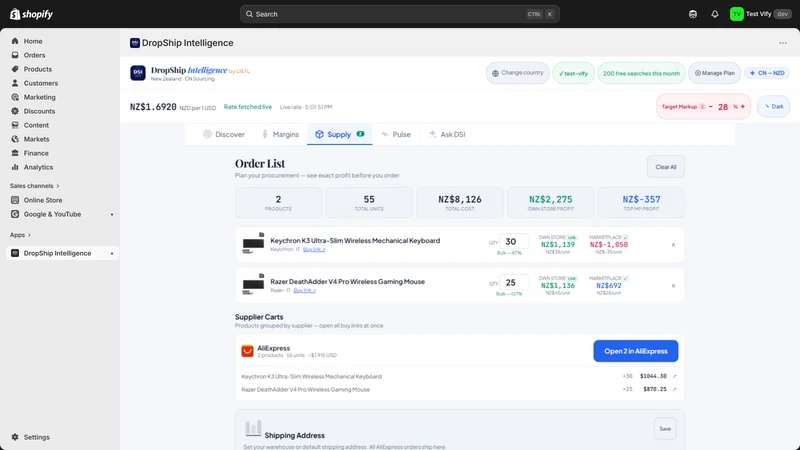 DropShip Intelligence: Profit