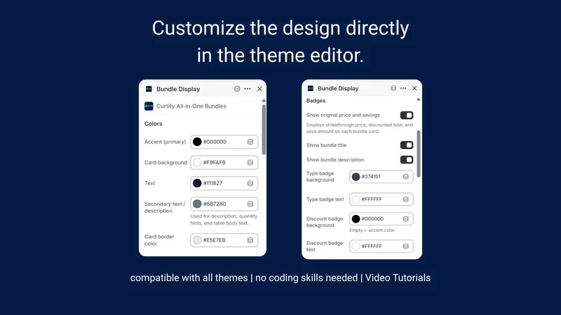 Curtify All‑in‑One Bundles