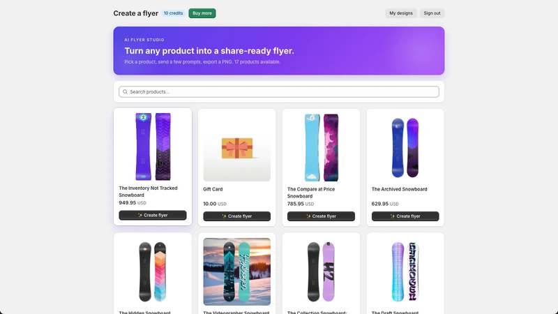 AIFlyer ‑ AI Flyer & Ad Maker