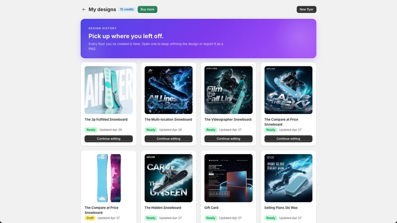 AIFlyer ‑ AI Flyer & Ad Maker